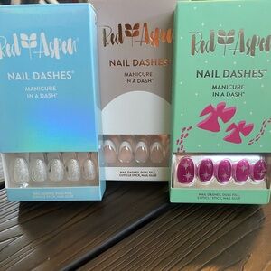 Nail Dashes, 3 sets. Brand new in boxes.